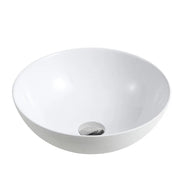 Chur 03 Counter-top Round Basin - Touchline White mercioaustralia
