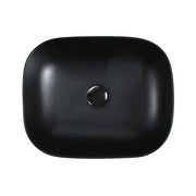 Chur 43 Counter-top Round-edged Square Basin - Matt Black mercioaustralia