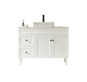 Harrington Free-Standing PVC Vanity Matte White POSEIDON