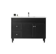 Harrington Floor Standing Vanity PVC Matte Black 600mm/750mm/900mm CETO