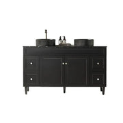 Harrington Floor Standing Vanity PVC Matte Black 600mm/750mm/900mm CETO