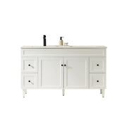 Harrington Free-Standing PVC Vanity Matte White POSEIDON
