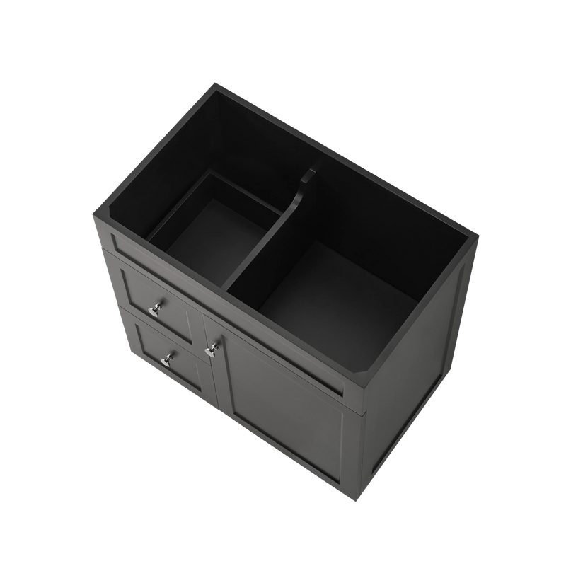 Harold Federation Free Standing Cabinet Matte Black LK-FH74LL-MB