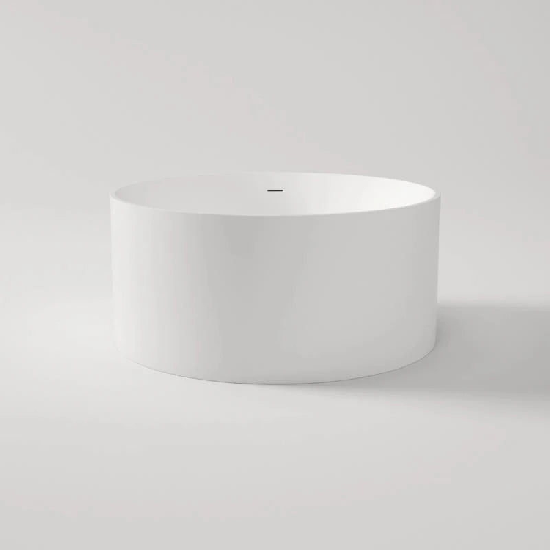 COMO FREESTANDING BATHTUB MATTE WHITE OVERFLOW 1280MM