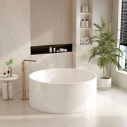 Cole Freestanding Acrylic Bathtub - Gloss White mercioaustralia