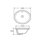 Cosy 49 Insert Oval Basin mercioaustralia