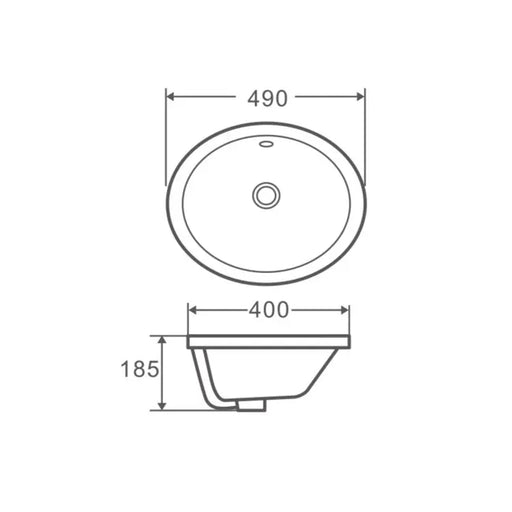 Cosy 49 Insert Oval Basin mercioaustralia