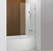 FIXED PANEL OVER BATHTUB SCREEN BRUSHED GOLD FIL Kitchen Bathroom