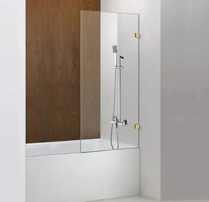 FIXED PANEL OVER BATHTUB SCREEN BRUSHED GOLD FIL Kitchen Bathroom