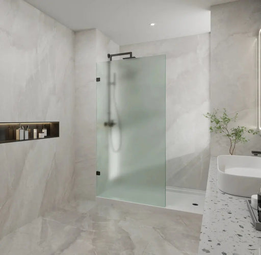 Covey Frameless Walk-In Panel Frosted Glass 10mm