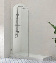 Arch Frameless Shower Screen FIL Kitchen Bathroom
