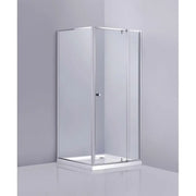 Covey Australia Chrome Semi-Frame less Pivotal Door - FIL Kitchen Bathroom