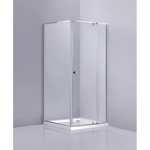 Covey Australia Chrome Semi-Frame less Pivotal Door - FIL Kitchen Bathroom