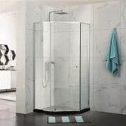 Covey Australia  Diamond Framed Shower Screen | 1000mm - FIL Kitchen Bathroom