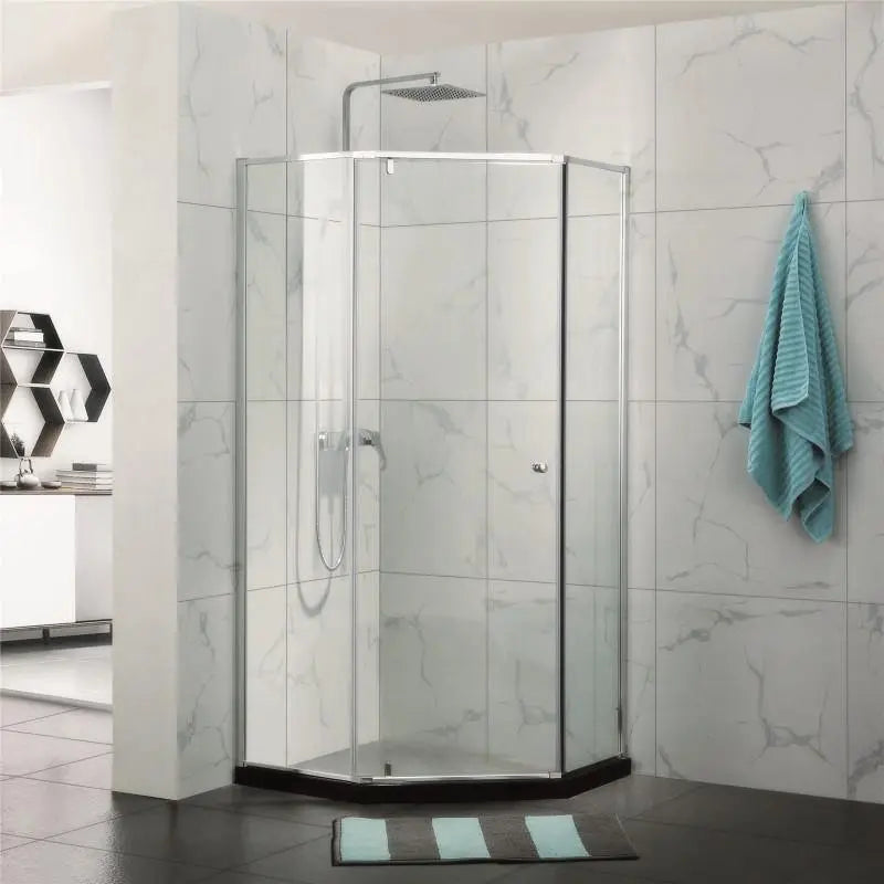 Covey Australia  Diamond Framed Shower Screen | 1000mm - FIL Kitchen Bathroom