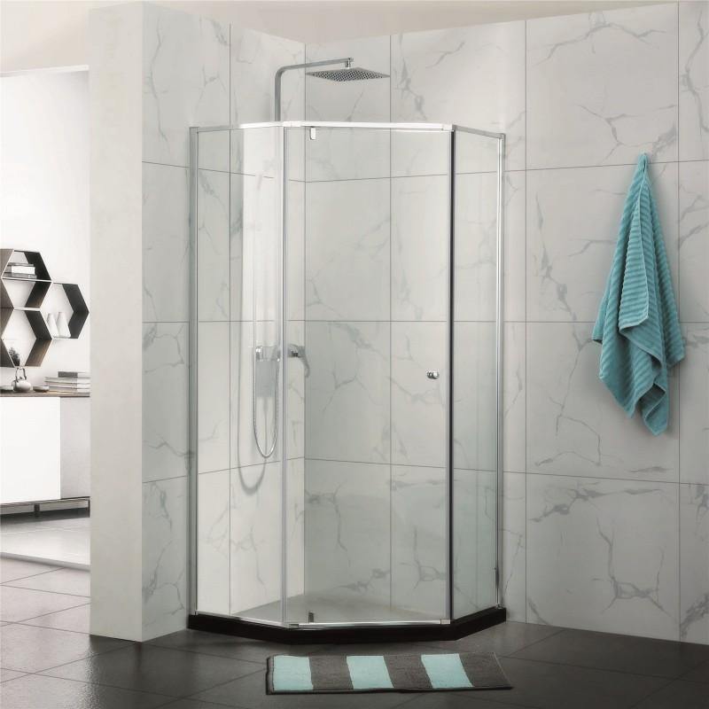 Covey Australia  Diamond Framed Shower Screen | 1000mm