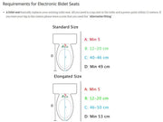 DIB BIDET WITH SIDE CONTROL GLOSS WHITE FIL Kitchen Bathroom
