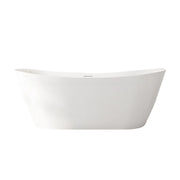 Disney Ultra-Thin Freestanding Bathtub - Gloss White mercioaustralia