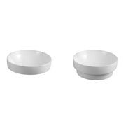 Roza Round Semi Recess White Basin - FIL Kitchen Bathroom