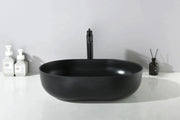 Above Counter Quartz Basin Oval Matte Black/Matte White/Matte Grey 508*361*140mm - FIL Kitchen Bathroom