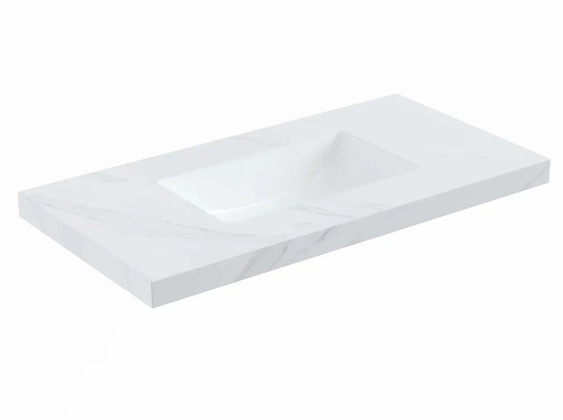 Diamond Undermount Vanity Top 50mm Thick 600mm/750mm/900mm/1200mm/1500mm - FIL Kitchen Bathroom