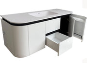Lukka Devito Modern Wall Hung Vanity PVC Cabinet (600mm) Lukka