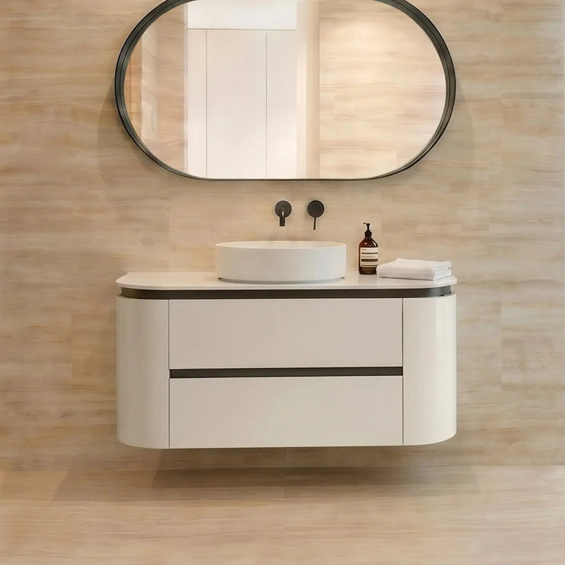 Lukka Devito Modern Wall Hung Vanity PVC Cabinet (900mm) Lukka