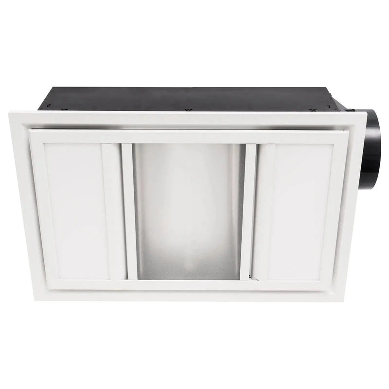 Domino 3-in-1 Exhaust Fan White with CCT LED Lights - FIL Kitchen Bathroom
