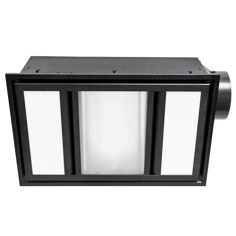 Domino 3-in-1 Exhaust Fan White with CCT LED Lights - FIL Kitchen Bathroom