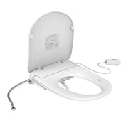 ATTICA GAIA WASHLET W/ REMOTE CONTROL AND INSPIRE ALZANO RIMLESS WALL HUNG TOILET PACKAGE D-SHAPE GLOSS WHITE - FIL Kitchen Bathroom