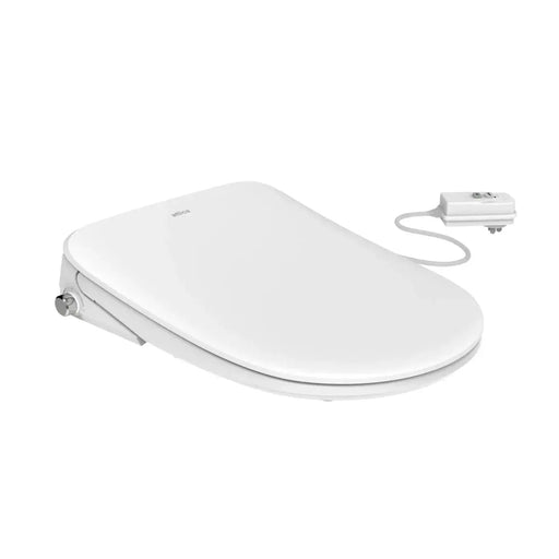 ATTICA GAIA WASHLET W/ REMOTE CONTROL AND INSPIRE TORNADO TOILET SUITE PACKAGE D-SHAPE GLOSS WHITE - FIL Kitchen Bathroom