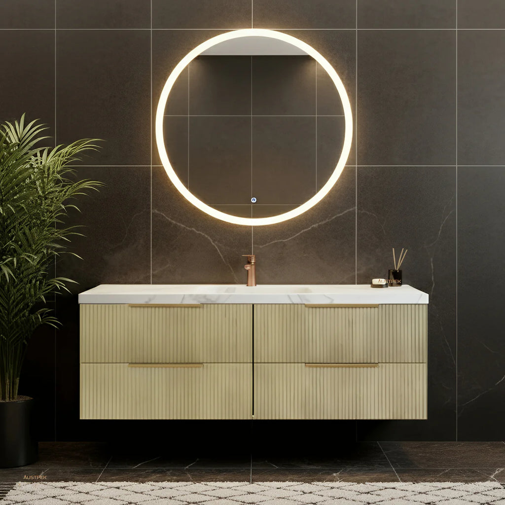 EDEN WALL HUNG VANITY PRIME OAK/CLASSIC OAK (600MM/750MM/900MM/1200MM/1500MM)