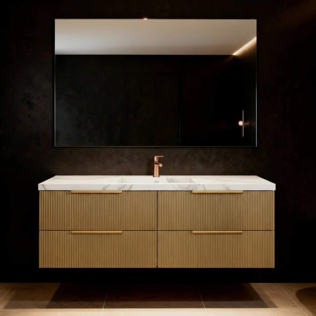 EDEN WALL HUNG VANITY PRIME OAK/CLASSIC OAK (600MM/750MM/900MM/1200MM/1500MM)