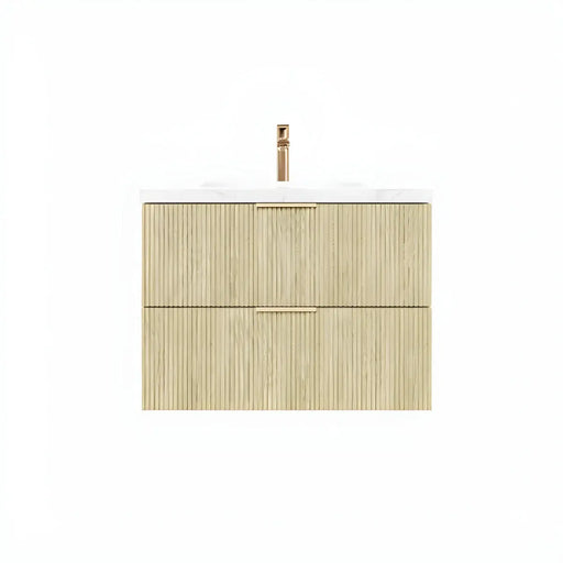 EDEN WALL HUNG VANITY PRIME OAK/CLASSIC OAK (600MM/750MM/900MM/1200MM/1500MM) - FIL Kitchen Bathroom