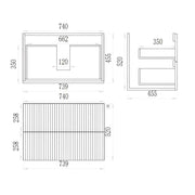 EDEN WALL HUNG VANITY PRIME OAK/CLASSIC OAK (600MM/750MM/900MM/1200MM/1500MM) - FIL Kitchen Bathroom