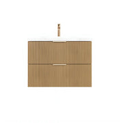 EDEN WALL HUNG VANITY PRIME OAK/CLASSIC OAK (600MM/750MM/900MM/1200MM/1500MM) - FIL Kitchen Bathroom