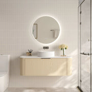 Elva 1200mm Wall-Hung Cabinet - Natural Oak mercioaustralia