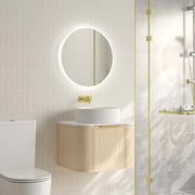 Elva 600mm Wall-Hung Cabinet - Natural Oak mercioaustralia