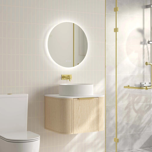 Elva 600mm Wall-Hung Cabinet - Natural Oak mercioaustralia