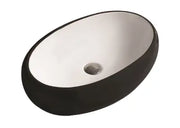 Above Counter Ceramic Basin Gloss White/Matt Black/Matte Black And White 600*400*150mm - FIL Kitchen Bathroom