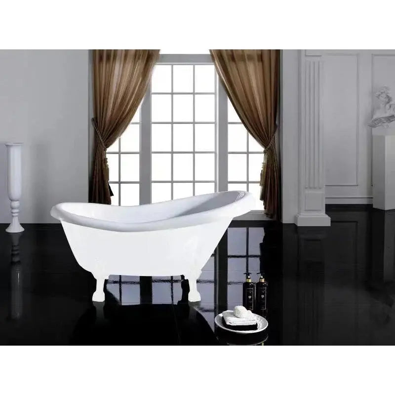 Espada  Freestanding  Bathtub Gloss White 1500mm/1700mm POSEIDON