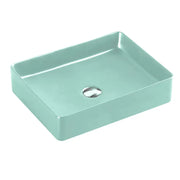 Etna 78 Series Counter-top Rectangular Art Basin - Antique Green mercioaustralia
