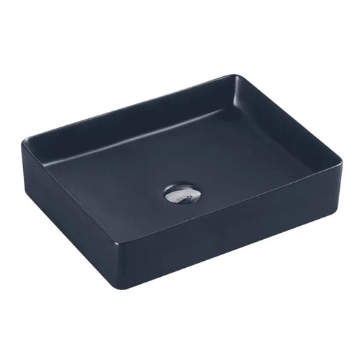 Etna 78 Series Counter-top Rectangular Art Basin - Nero Grey mercioaustralia