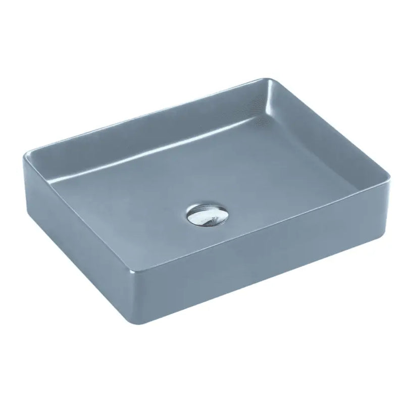 Etna 78 Series Counter-top Rectangular Art Basin - Tango Grey mercioaustralia