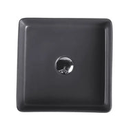 Etna 79 Series Counter-top Square Art Basin - Nero Grey mercioaustralia