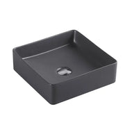 Etna 79 Series Counter-top Square Art Basin - Nero Grey mercioaustralia