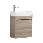 EVIE OAK PVC MINI VANITY with POLY TOP - FIL Kitchen Bathroom