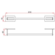 EASY Series Single Towel Bar 32″ – Forest Grey mercioaustralia