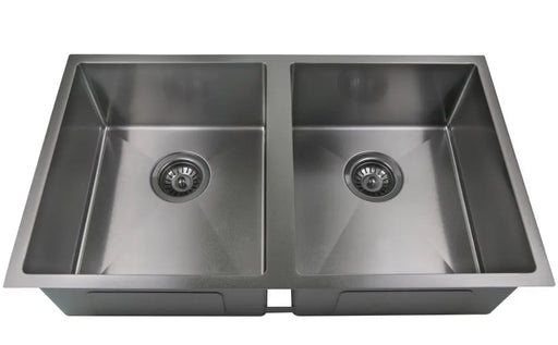 EDEN ABOVE/UNDERMOUNT DOUBLE KITCHEN SINK STAINLESS STEEL FIL Kitchen Bathroom