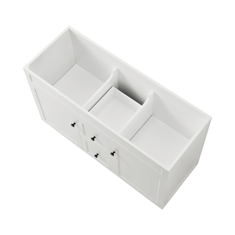 Harold Federation Free Standing Cabinet Matte White LK-FH124DL-MW